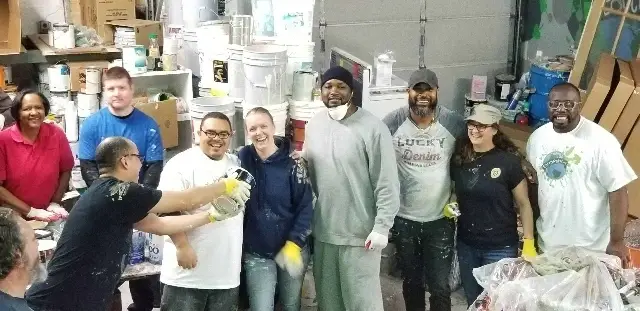 Help in our recycling center