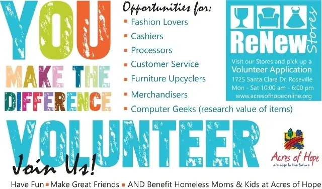 Thrift Boutique Volunteers Wanted