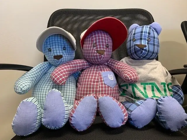 A Memory Bear Stitched Creates a Forever Friend for a Hospice Loved-One (Fort Myers)