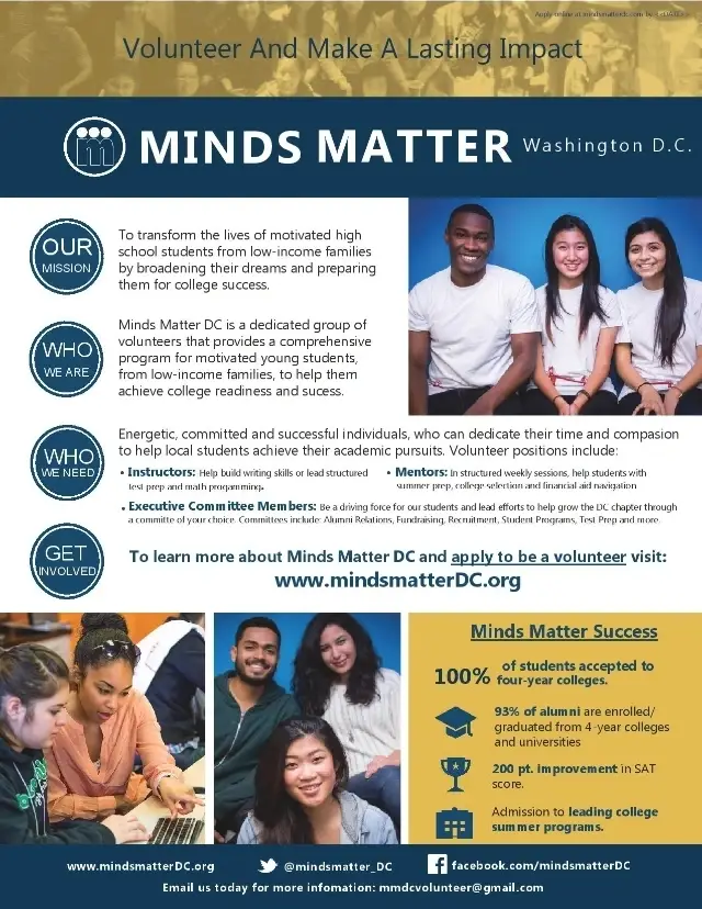 SAT Test Prep Instructor- Minds Matter DC