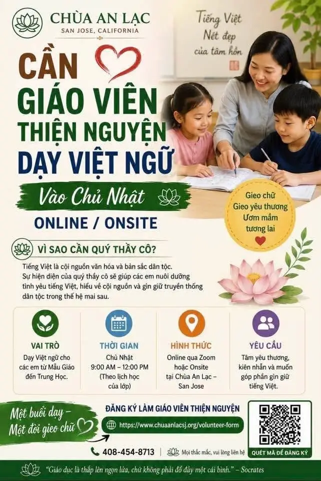 Volunteer teaching Vietnamese language online level 4
