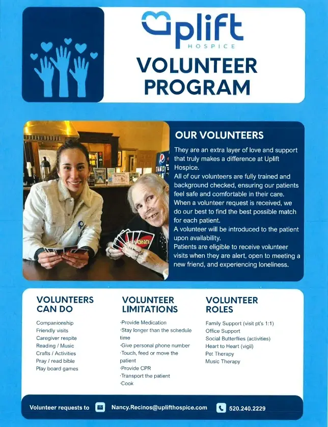 Become a volunteer, join our volunteer program