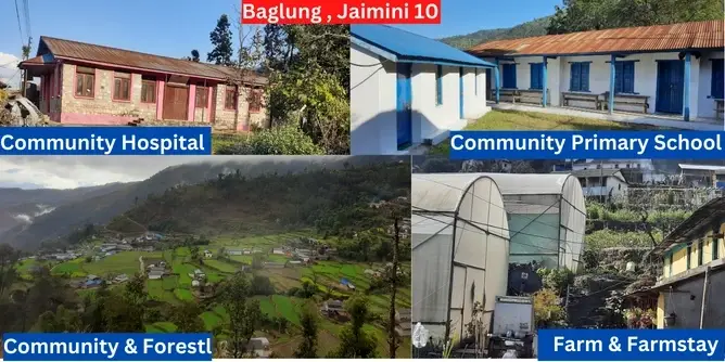 Volunteering in Rural Community, School, Farm in  Village of Nepal Near Pokhara ,Lumbini & Chitwan National Park