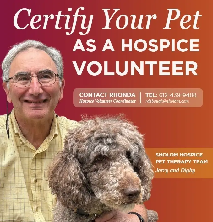 Hospice Pet Therapy Volunteer