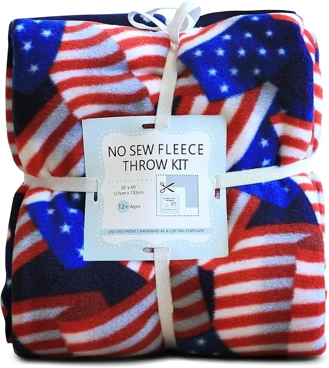 No Sew Fleece Blankets for Veteran Hospice Patients