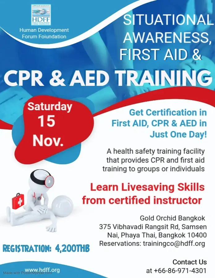 Situation Awareness, First Aid & CPR & AED Training