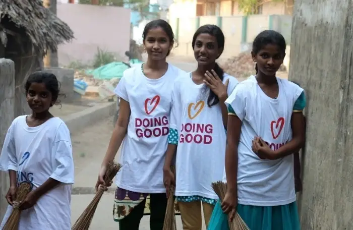 Niñas en India