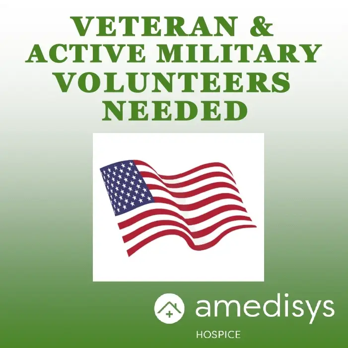 We Honor Veterans program. Making a difference in the life of a veteran is a beautiful experience.