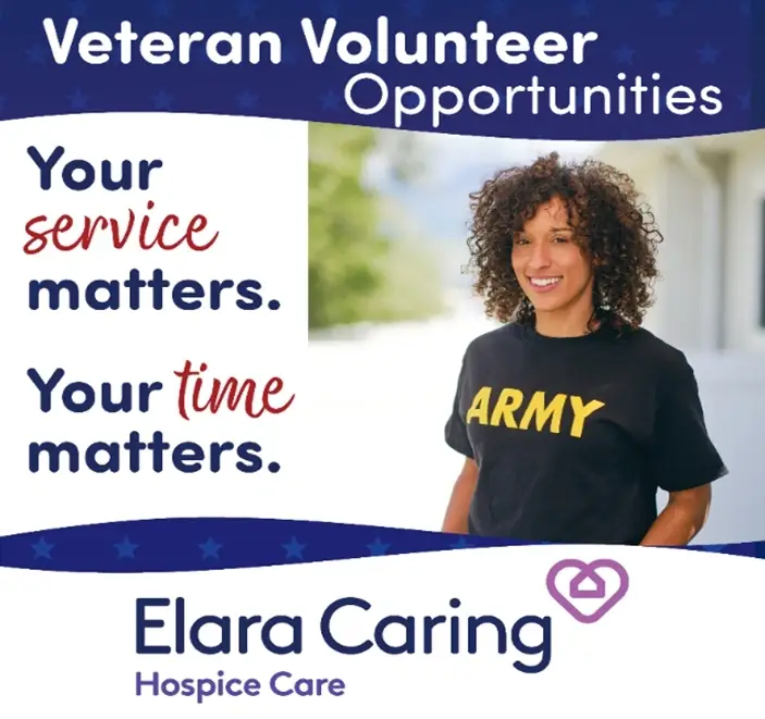 Your Service Matters, Your Time Matters! Be a Veteran Hospice Volunteer!