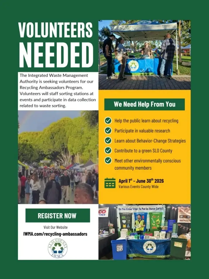 San Luis Obispo County IWMA Recycling Ambassadors