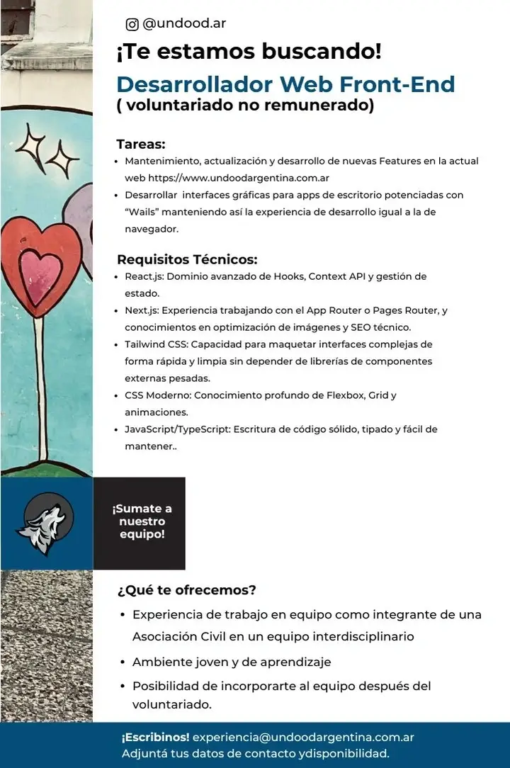 Desarrollador Web Front End