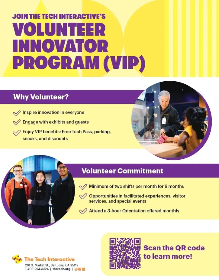 Volunteer at The Tech Interactive!