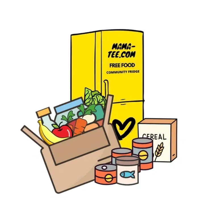 The Mama-Tee Community Fridge Project