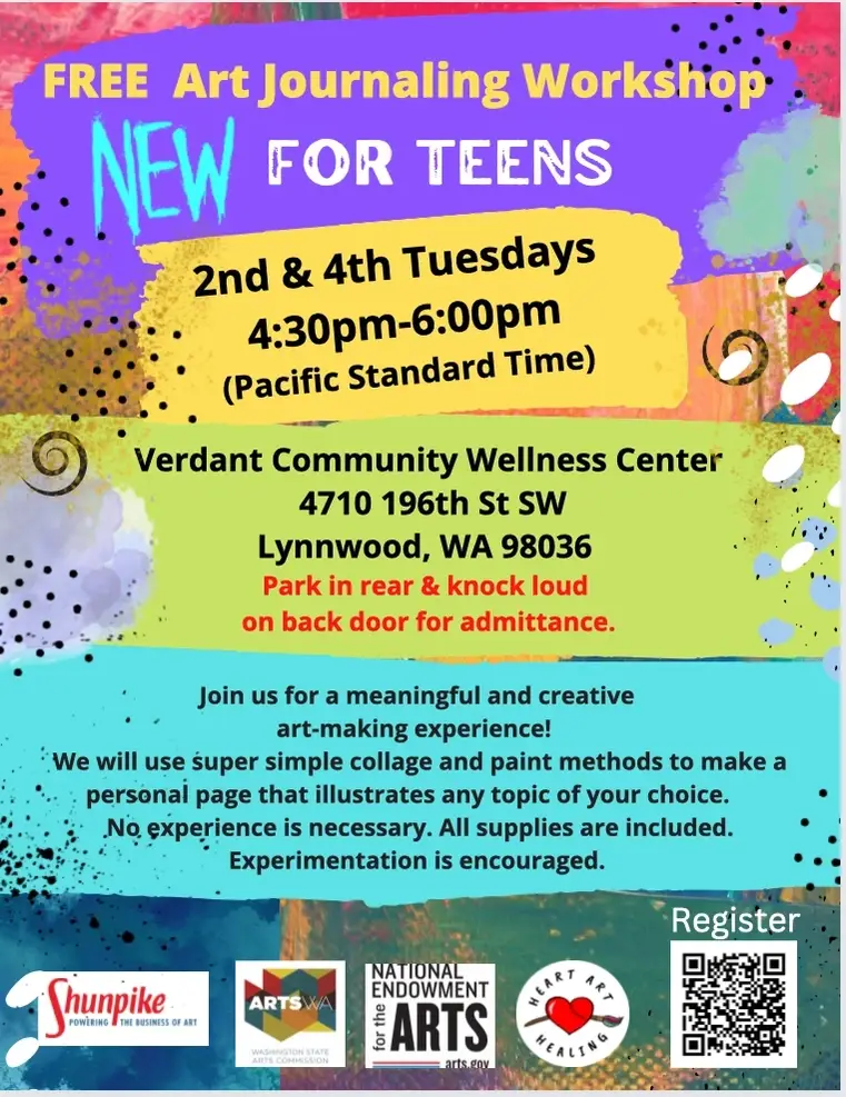 Group Leader for Teen Therapeutic Art Workshop in Lynnwood