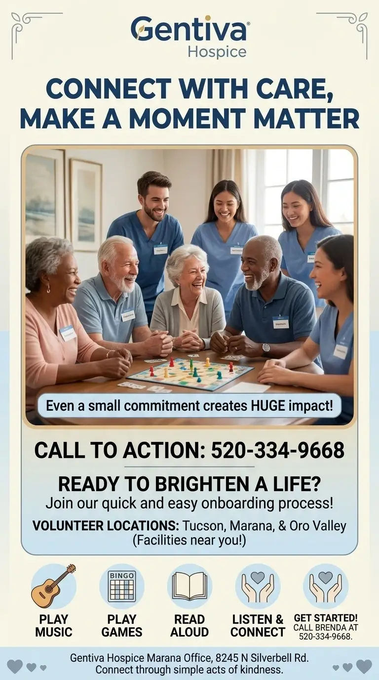 Visit Hospice Patients: Share Movies, Books, and Friendly Conversation