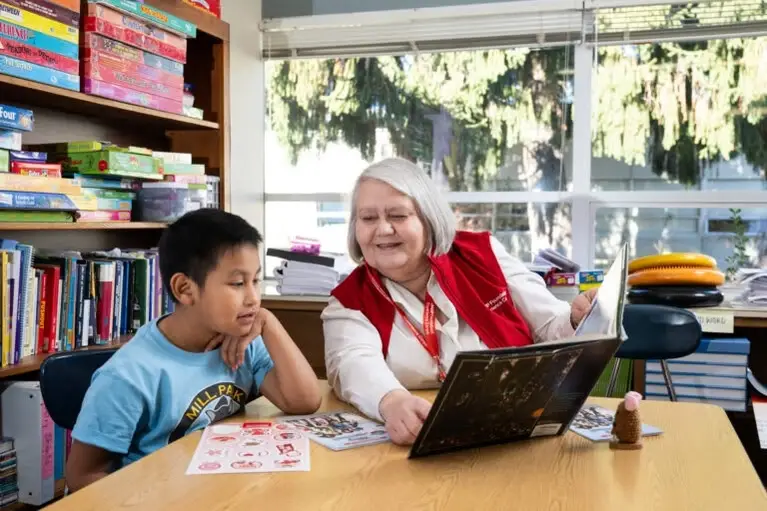 After School tutoring at Cherry Park Elementary