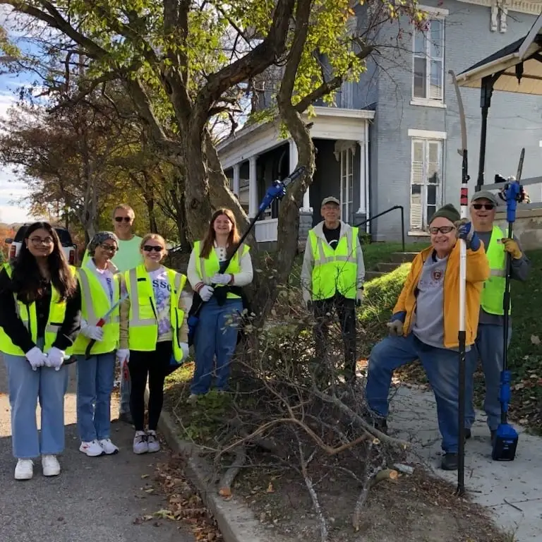 Tree care events on Wednesday mornings in Lafayette, Indiana