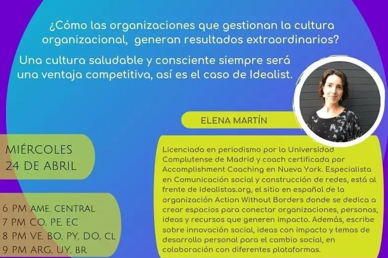 Afiche del evento