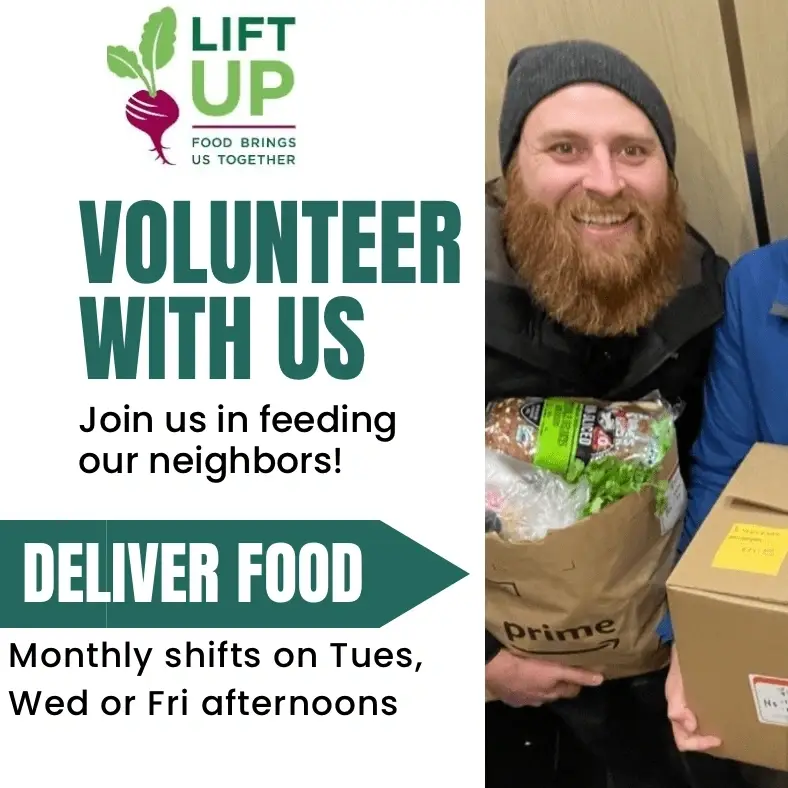 Bring a Smile and Nutritious Food to Your Neighbors Door-Deliver Groceries with Lift UP!