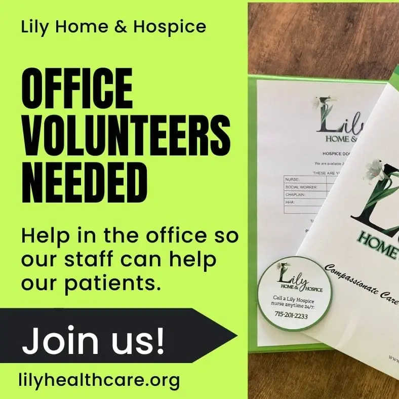 Office / Administrative Volunteer - Lily Hospice