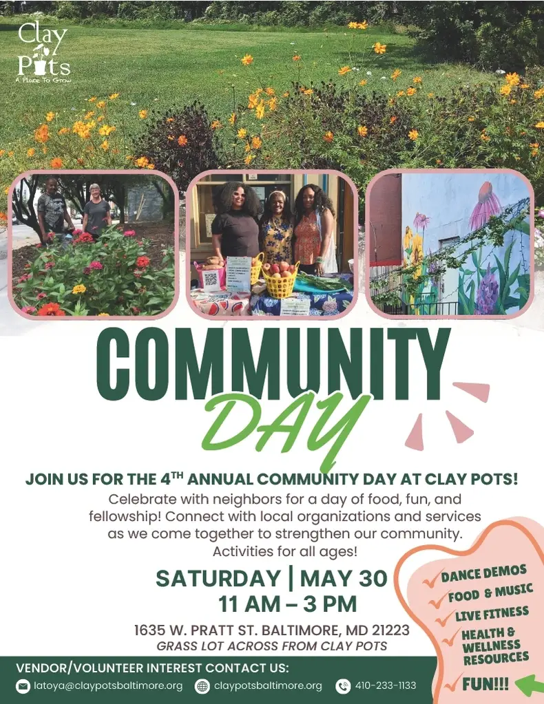 Clay Pots...A Place to Grow Community Day