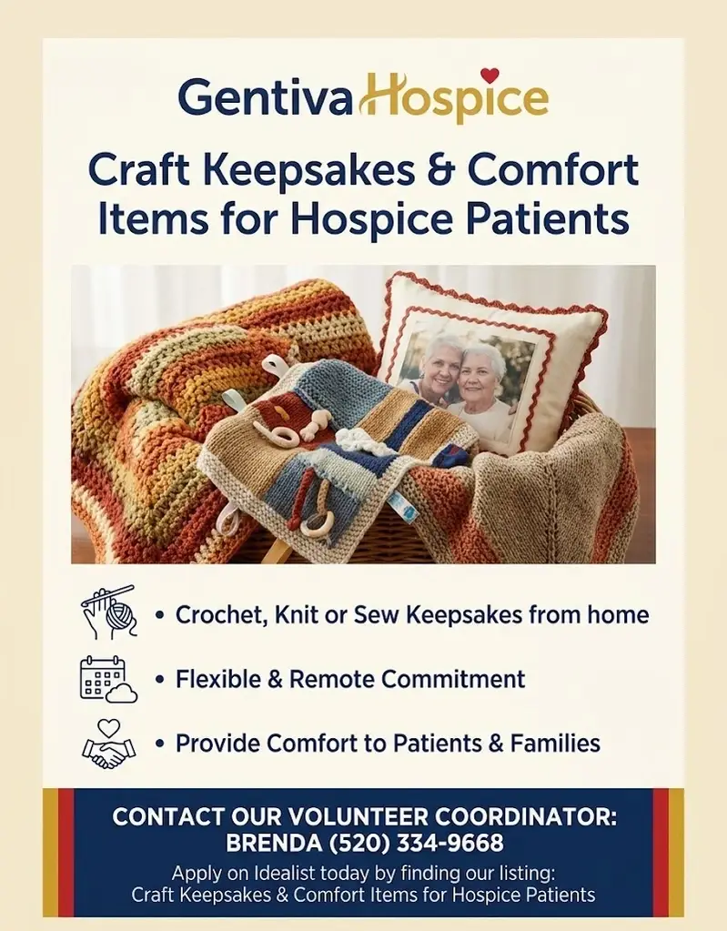 Gentiva Hospice Blanket Maker & Crafter