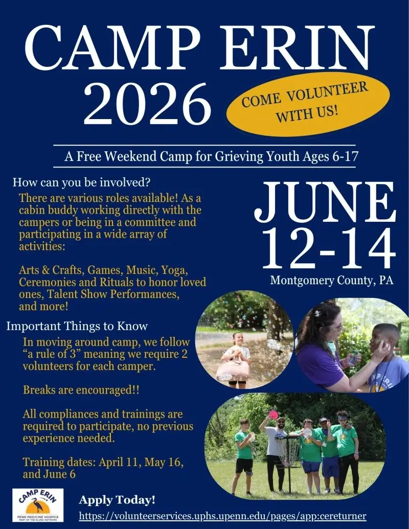 CAMP ERIN VOLUNTEER