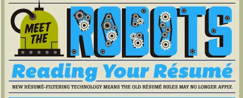A poster about meeting the robots.