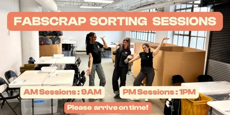 FABSCRAP Sorting Sessions - Textile Recycling