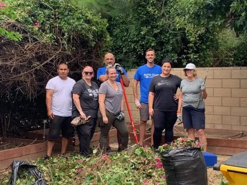 Day of Service - Shelter Beautification and Garage Re-Organization
