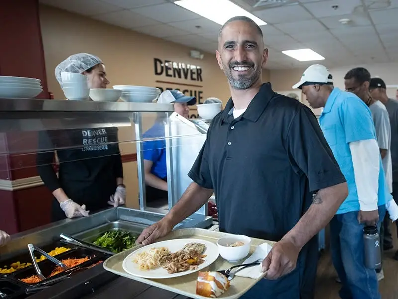 Meal Serve Volunteers for Dinner at The Crossing/Denver Rescue Mission