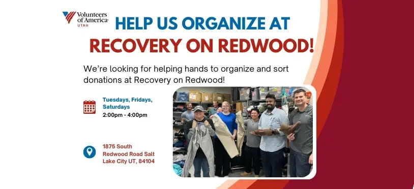 Sort Donations for Men and Women in Recovery