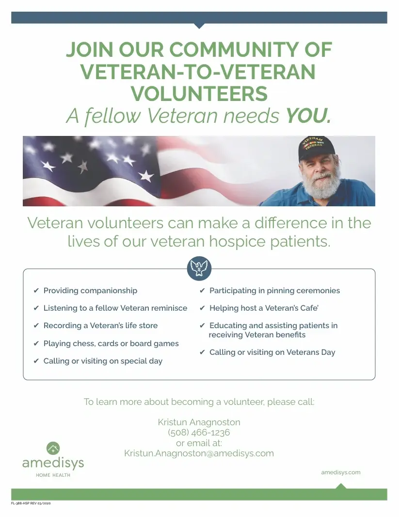 Calling All Veterans & Active Military - Visit with Vets!