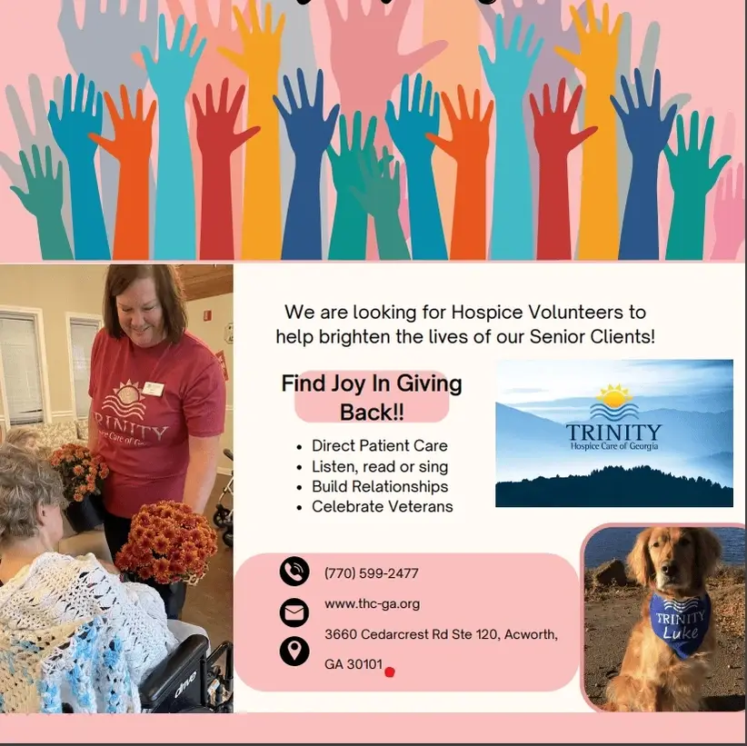 Hospice Patient Companionship Visits Numerous Locations