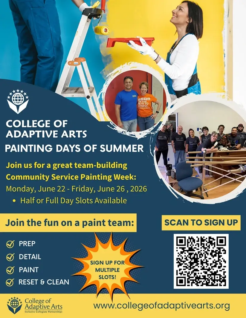 Summer Painting Project - Inside walls of CAA's School at West Valley College