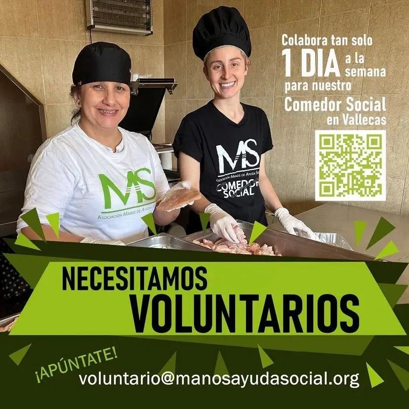 VOLUNTARIADO COMEDOR SOCIAL. MANOS DE AYUDA SOCIAL