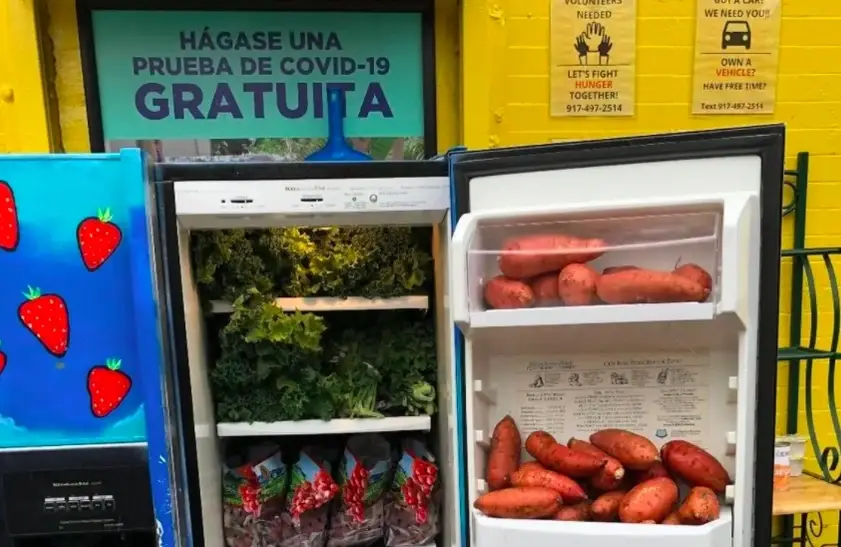 Alimentos frescos en uno de los refrigeradores