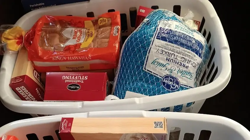 Monday AfternoonTurkey Basket Distribution