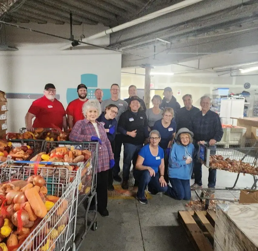 Food pantry warehouse and pantry host opportunities to serve the community.