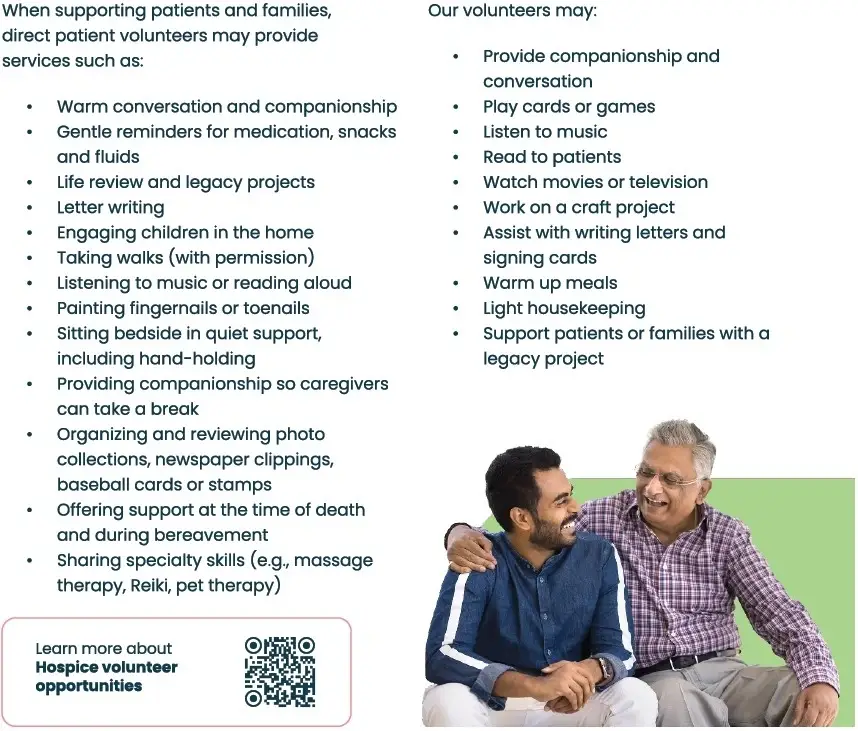 In-Home Caregiver Relief/Companionship Volunteer Needed for Hospice!