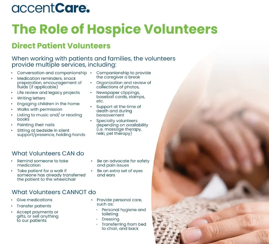 Inpatient Center Volunteer