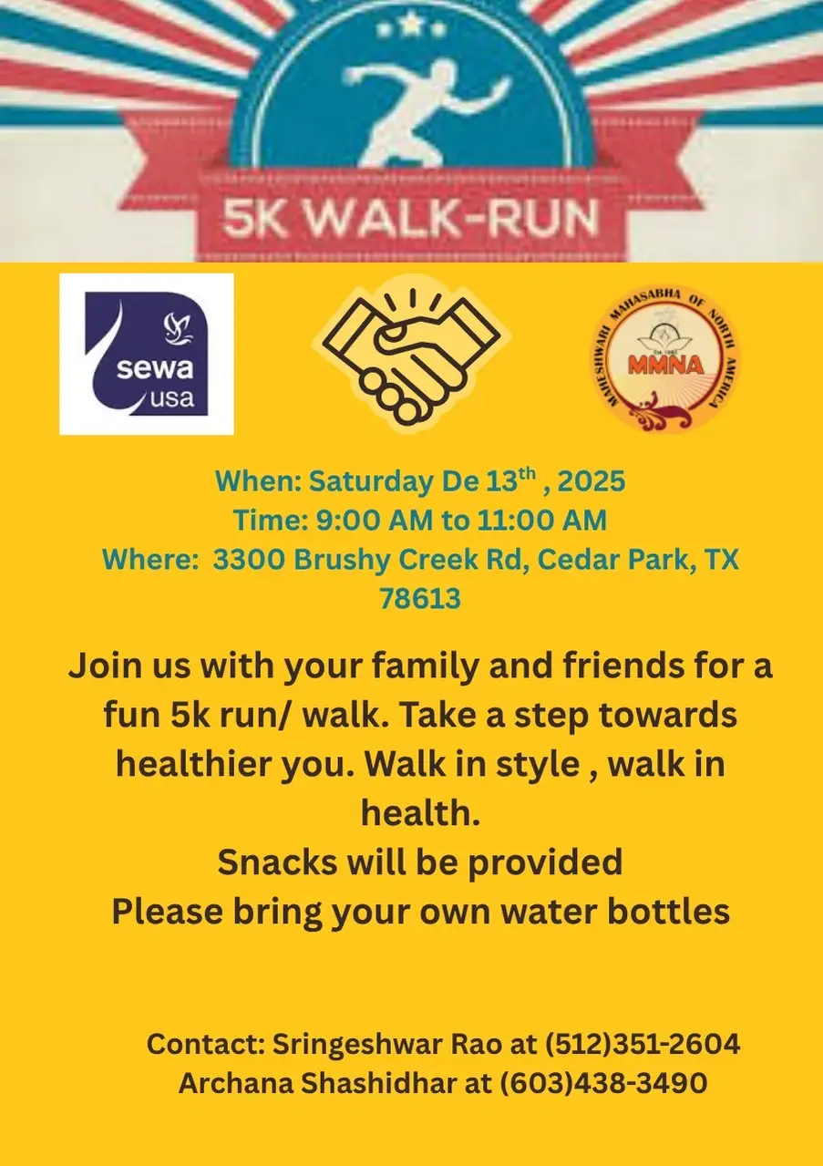 9/11 Sewa Day of Service 5k run/walk for health and well being volunteers