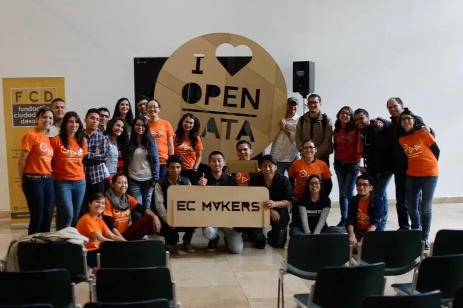 Imagen del equipo de datalat en Open Data Day (ODD)
