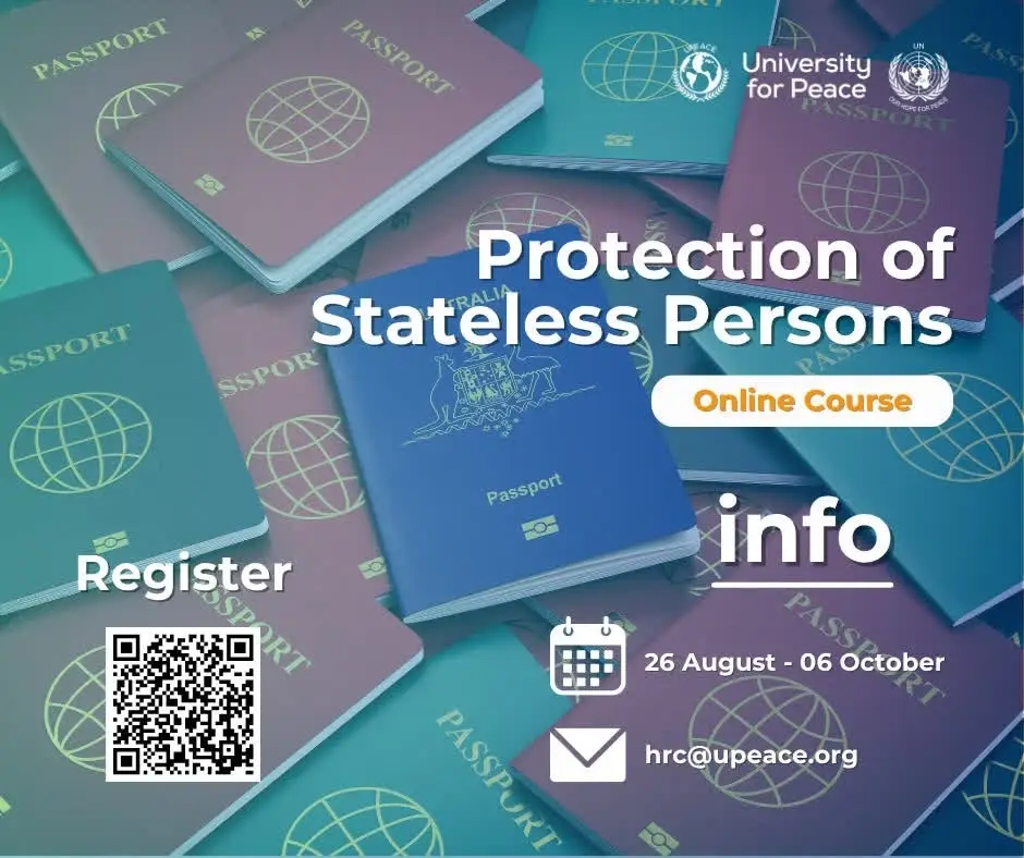 Online Specialized Course: Protection of Stateless Persons.