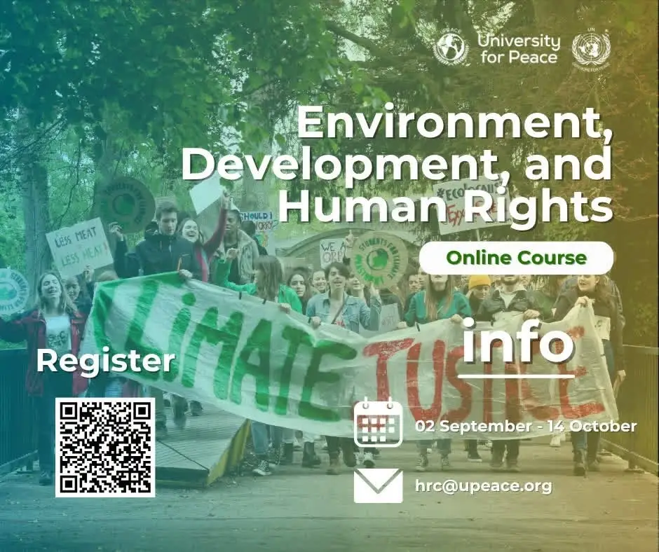 Online Training Course: Environment, Development, and Human Rights