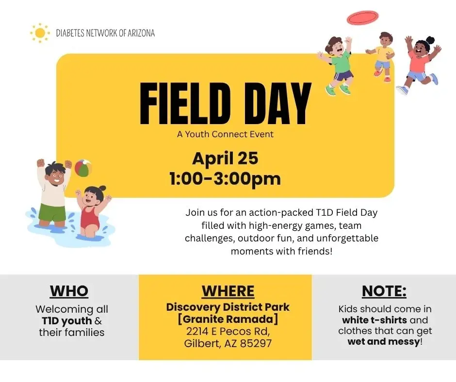 DNA Youth connect T1D Field Day