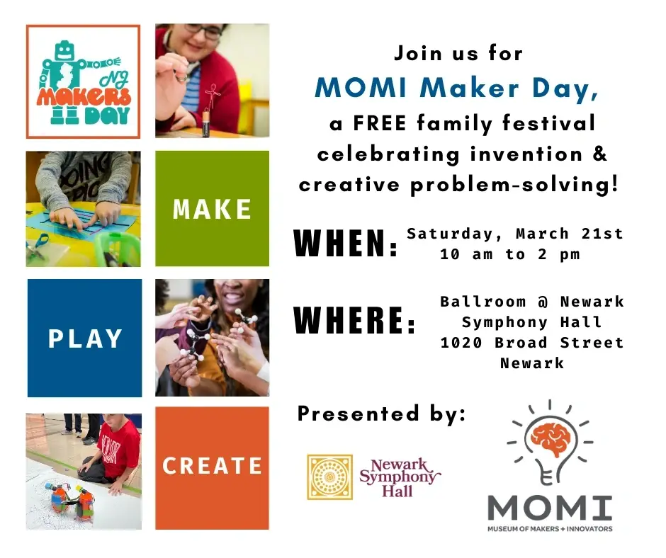 VOLUNTEERS NEEDED FOR MAKER DAY IN NEWARK