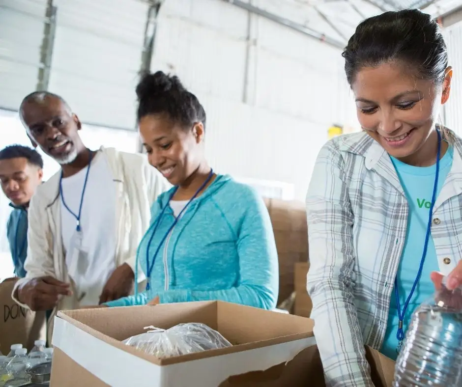 Help sort perishable food donations