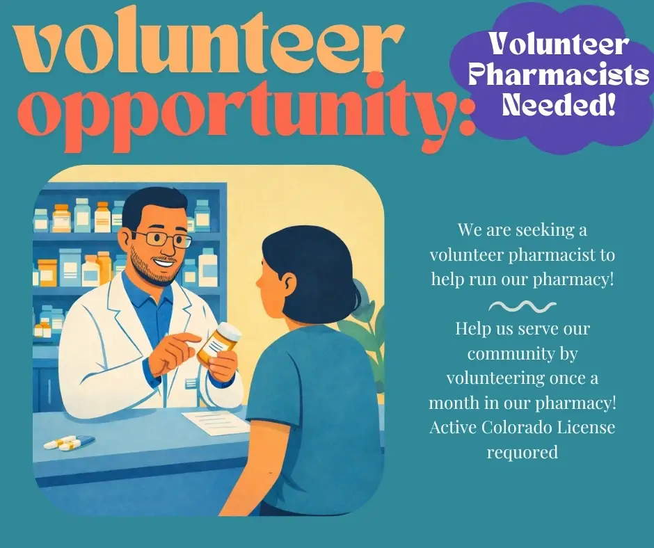 Volunteer Pharmacists Needed