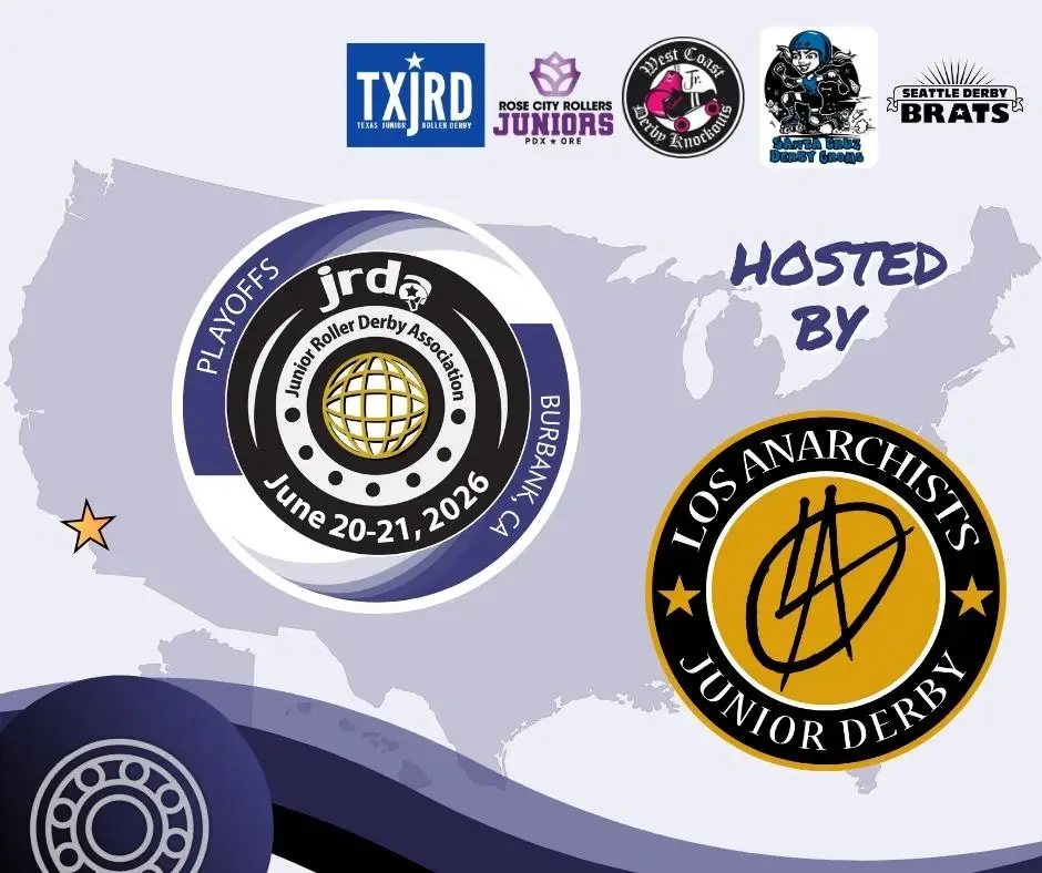 JRDA 2026 Western Girls Division Playoffs Junior Roller Derby Tournament